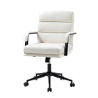 Joseph Modern Task Faux Leather Chair with Tilt Lock and Center Tilt by HULALA HOME