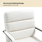 Joseph Modern Task Faux Leather Chair with Tilt Lock and Center Tilt by HULALA HOME