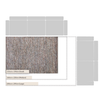 Aurora Hand Braided Bronze & Teal Jute Rug