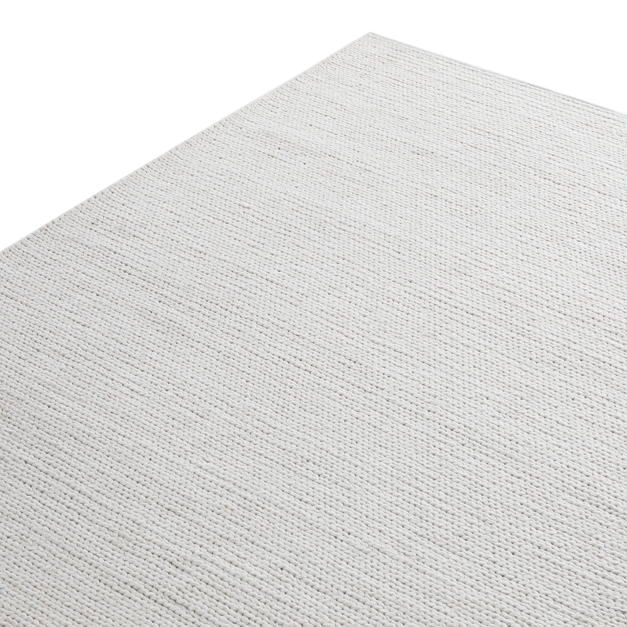 Aurora Cream Outdoor Hand Braided PET Rug