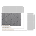 Avanti Handwoven Salt and Pepper Diamond Bobble Wool Rug