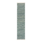 Avanti Handwoven Aquamarine Bobble Wool Runner