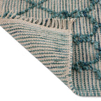 Avanti Handwoven Aquamarine Bobble Wool Runner