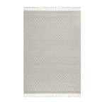 Avanti Handwoven Cream Bobble Wool Rug