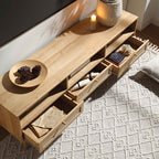 Avanti Handwoven Cream Bobble Wool Rug