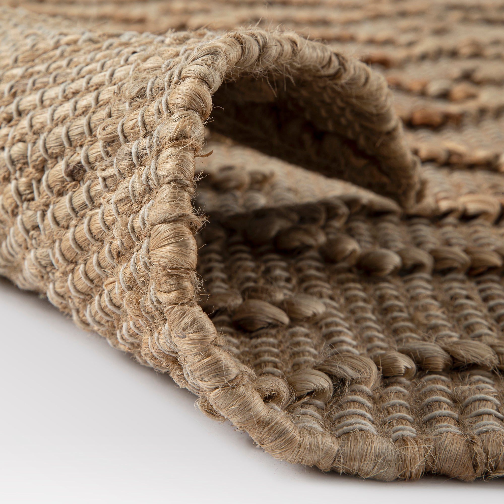 Casablanca Trellis Handwoven & Knotted Natural Jute Rug