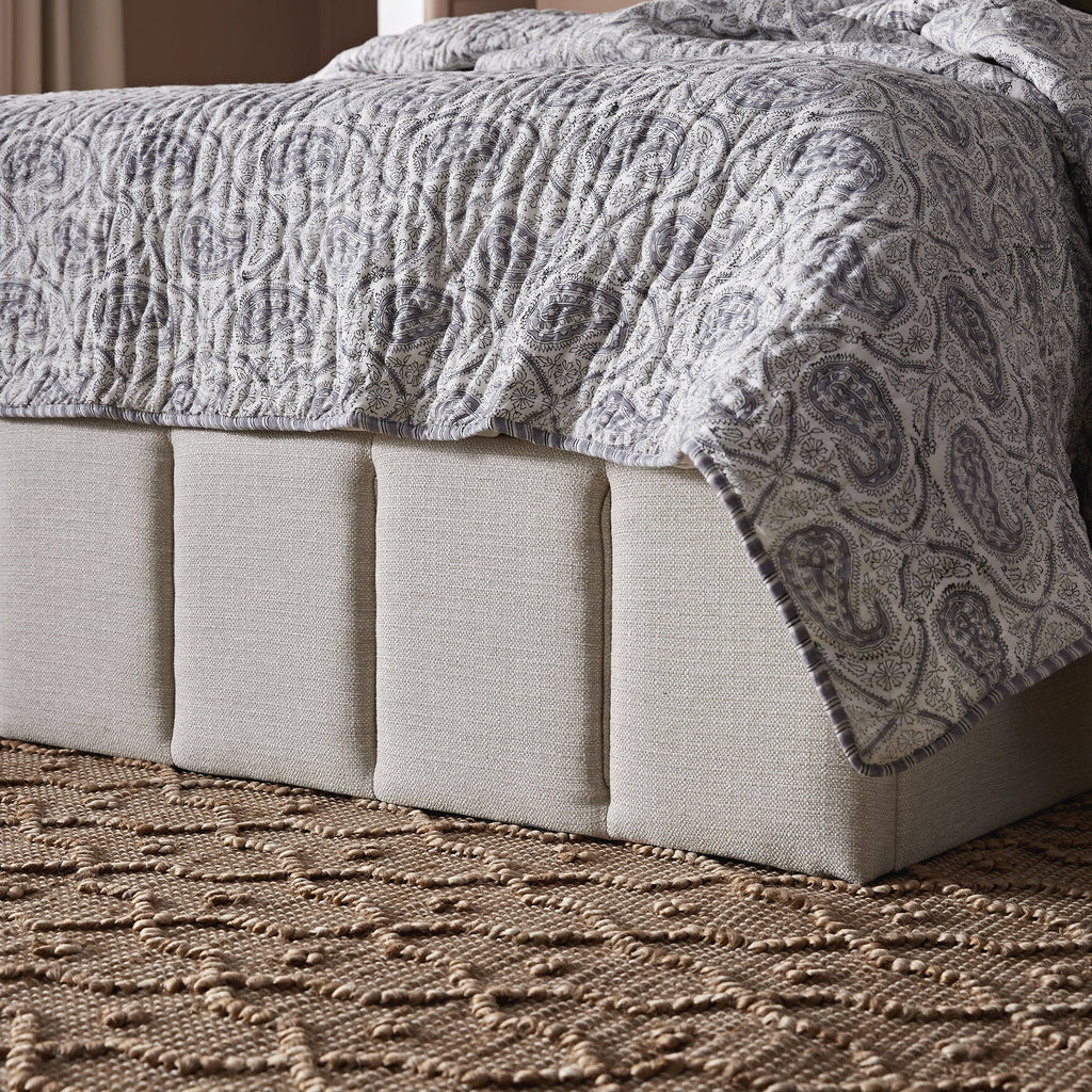 Casablanca Trellis Handwoven & Knotted Natural Jute Rug