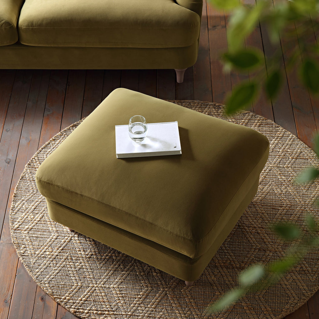 Cambria Wool and Jute Handwoven Patterned Round Rug