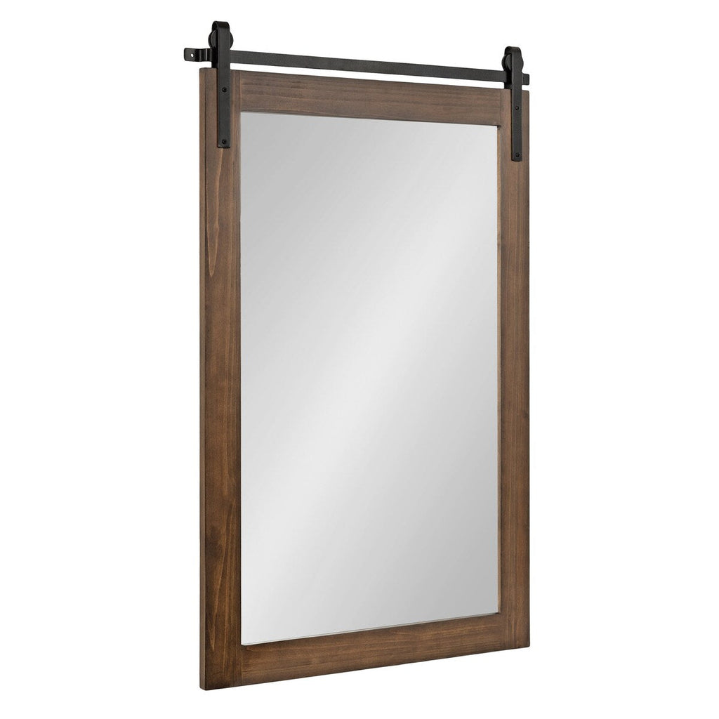 Kate and Laurel Cates Rustic Rectangular Wall Mirror