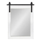 Kate and Laurel Cates Rustic Rectangular Wall Mirror