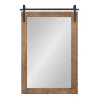Kate and Laurel Cates Rustic Rectangular Wall Mirror