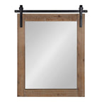 Kate and Laurel Cates Rustic Rectangular Wall Mirror
