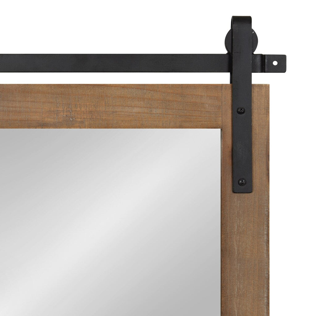 Kate and Laurel Cates Rustic Rectangular Wall Mirror