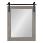 Kate and Laurel Cates Rustic Rectangular Wall Mirror