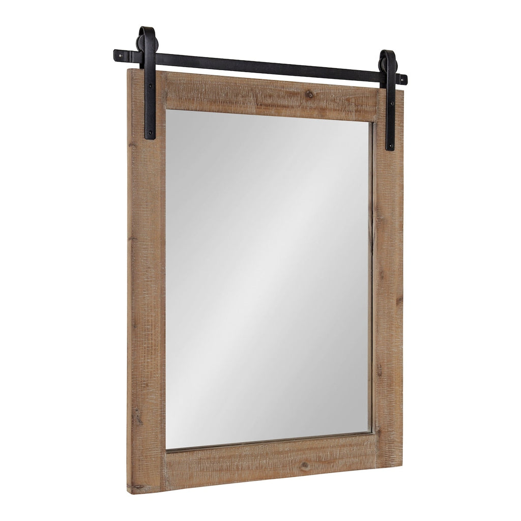 Kate and Laurel Cates Rustic Rectangular Wall Mirror