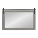 Kate and Laurel Cates Rustic Rectangular Wall Mirror