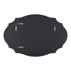 Kate and Laurel Leanna Scalloped Oval Wall Mirror