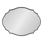 Kate and Laurel Leanna Scalloped Oval Wall Mirror