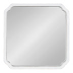 Kate and Laurel Marston Square Wood Wall Mirror