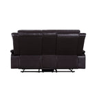 Leather Manual Recliner Sofa Collection for Living Room Leather Reclining Furniture for Home Office Living Room