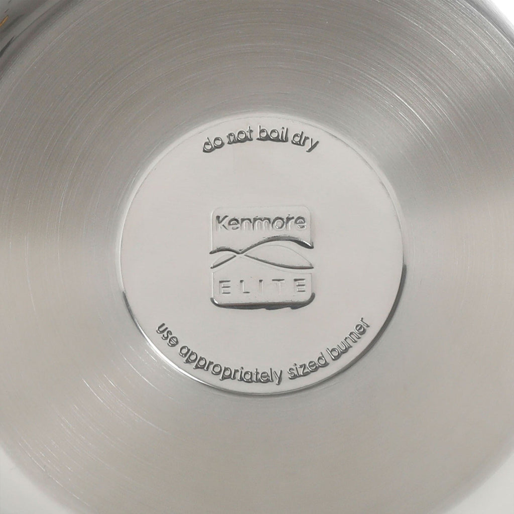 Kenmore Elite Devon 10 Piece Heavy Gauge Stainless Steel Cookware Set