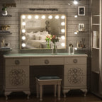 Keonjinn LED Makeup Hollywood Vanity Mirror with 15/18 LED Lights