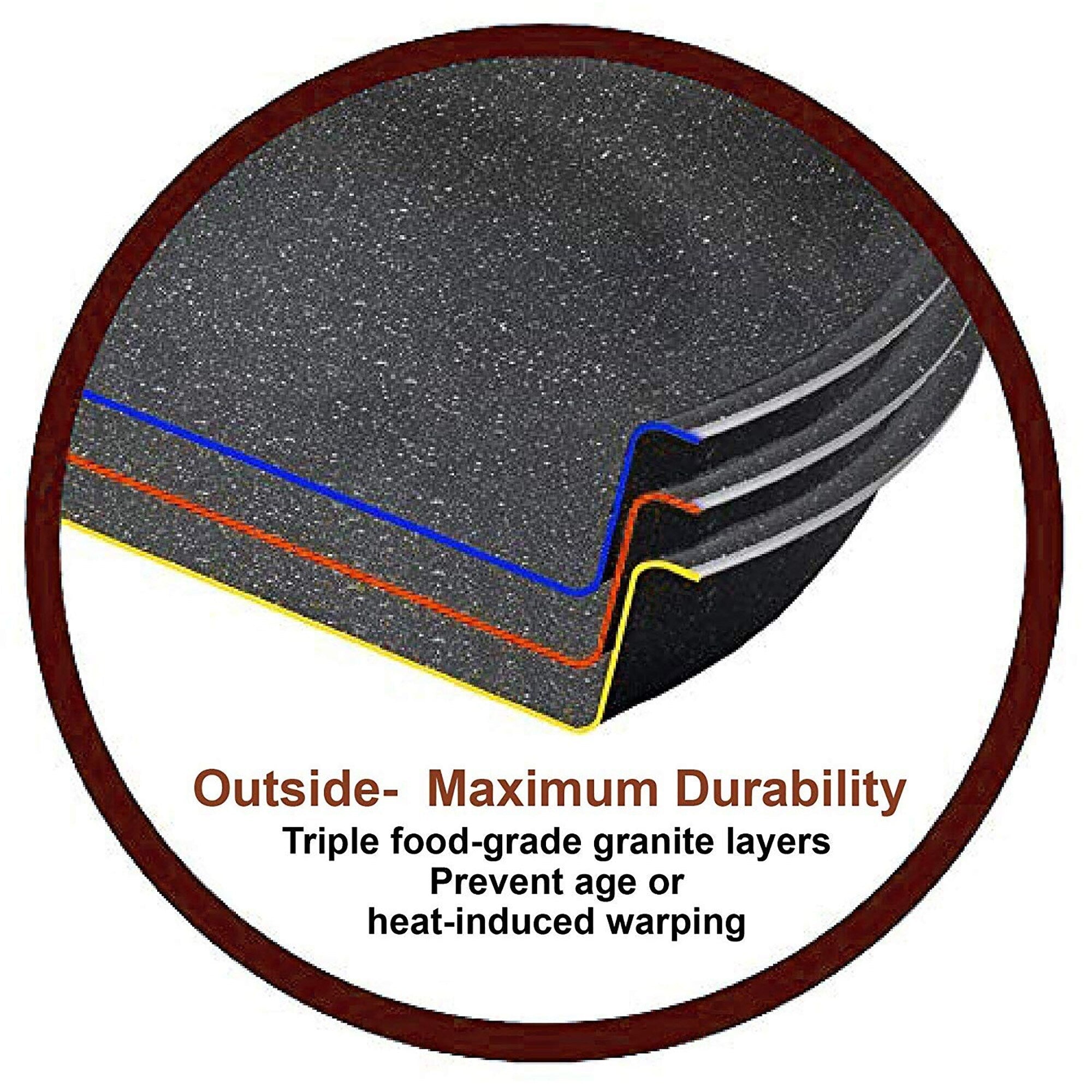 Kitchen Granite Cookware Set, Cooking Pans Set Non-Stick Pots 12/15/30-piece Set