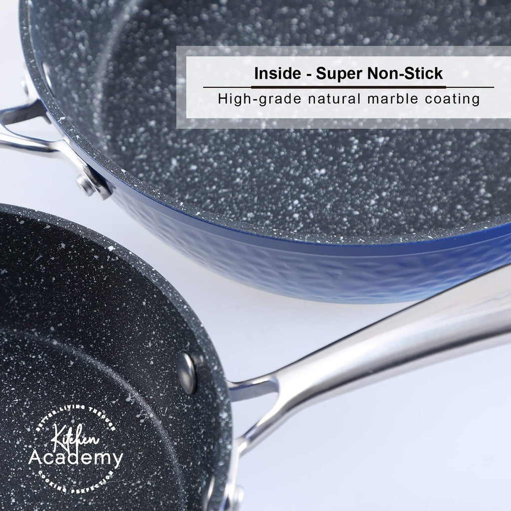 Kitchen Granite Cookware Set, Cooking Pans Set Non-Stick Pots 12/15/30-piece Set