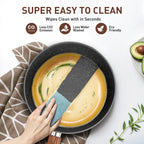 Kitchen Granite Cookware Set, Cooking Pans Set Non-Stick Pots 12/15/30-piece Set