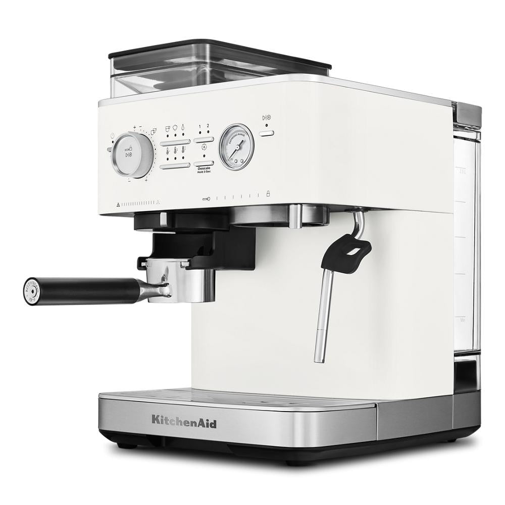 KitchenAid Semi Automatic Espresso Machine with Burr Grinder, KES6551