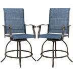 Kozyard Isabella High Swivel Bar Stools/Chair Set