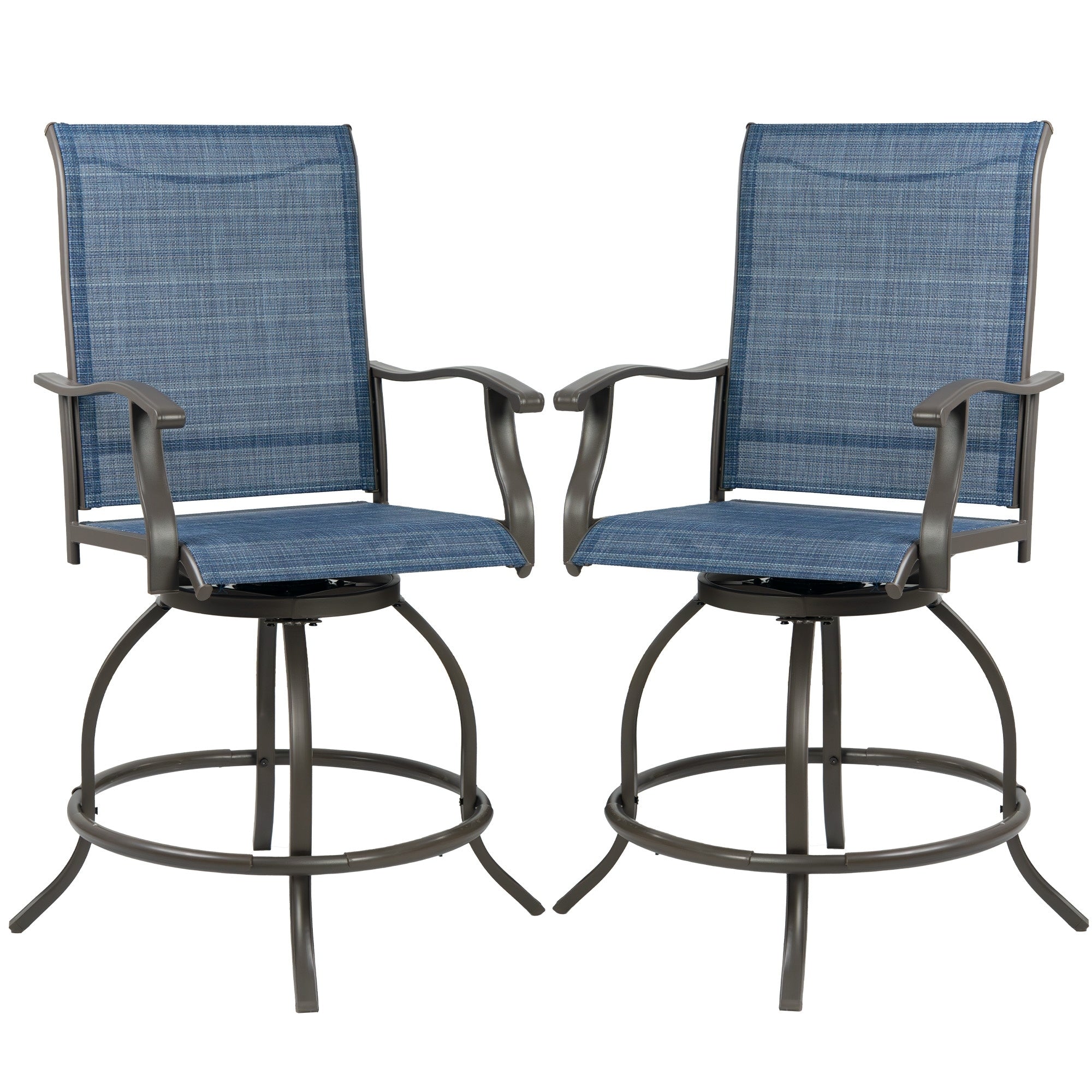 Kozyard Isabella High Swivel Bar Stools/Chair Set
