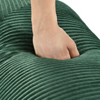 L-Shaped Modular Sofa Bed in Corduroy Fabric