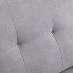 Brunswick Large 4-Seater Storage Chaise Sofa in Light Grey