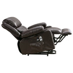Large Power Lift Recliner Chair with Heat and 8-Point Massage - Remote Control, USB Port