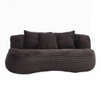 Lazy Sofa Durable Comfort Lounger High Back Bean Bag Chair Couch for Adults and Kids - 2 Seat
