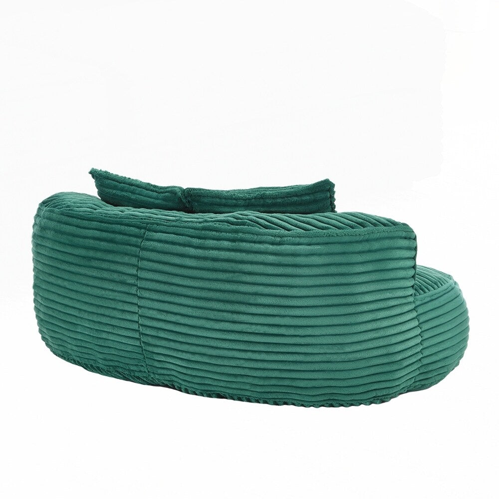 Lazy Sofa Durable Comfort Lounger High Back Bean Bag Chair Couch for Adults and Kids - 2 Seat