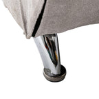 Linen Massage recliner Interior with remote control, ergonomic electric massage recliner, 5 modes