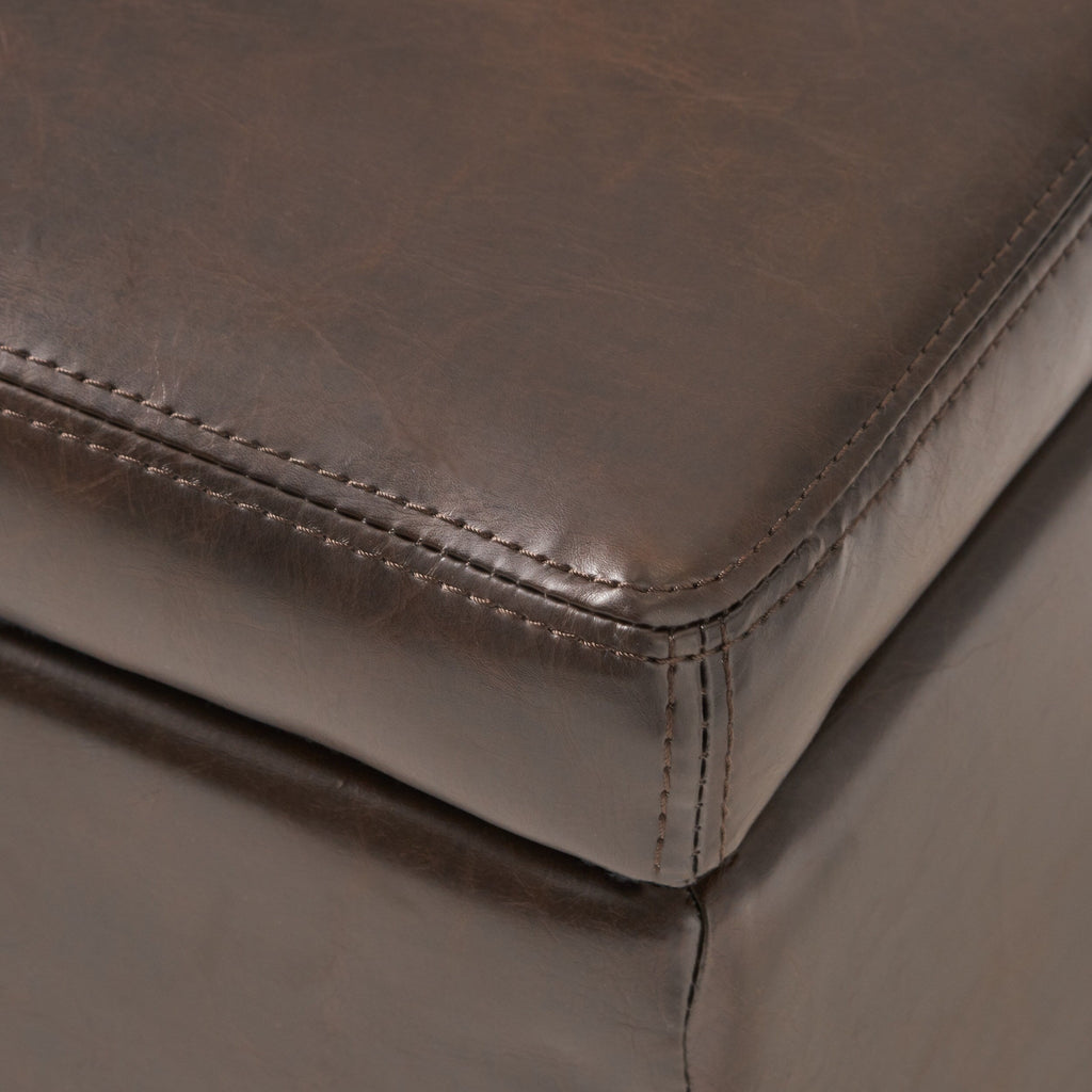 Lucinda Faux Leather Storage Bench by Christopher Knight Home - 51.25 L x 17.50 W x 16.25 H