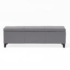 Lucinda Faux Leather Storage Bench by Christopher Knight Home - 51.25 L x 17.50 W x 16.25 H