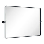 TEHOME Lutalo horizontal Beveled Bathroom / Vanity Mirror