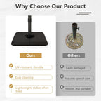 MAISON ARTS 12 FT Automatic Hydraulic Cantilever Umbrella Aluminum Pole 360 Degree Rotation