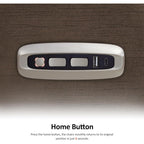 MCombo Zero Wall-Hugger Power Recliner Chair with Adjustable Headrest, Perfect for Small Spaces and RV, Fabric ST257