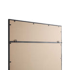 Chardwell Full Length Industrial Metal Window Mirror 180 x 100 cm, Black