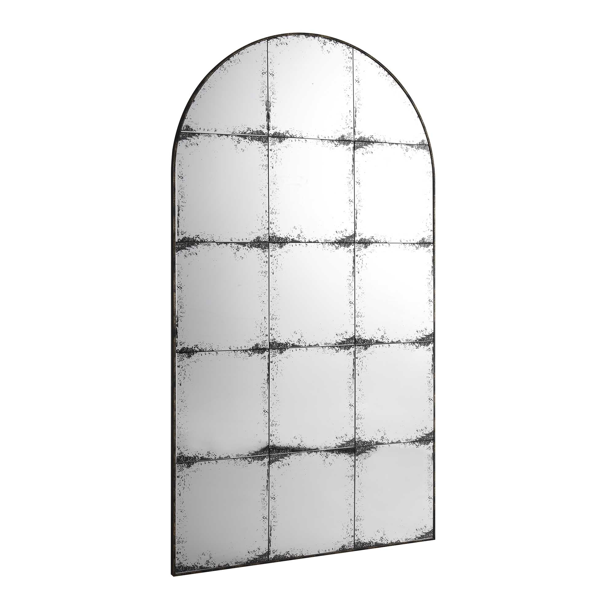 Bibury Antiqued Full Length Mirror Arched 180 x 100 cm