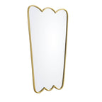 Berkeley Scalloped Edge Wall Mirror, Gold Effect