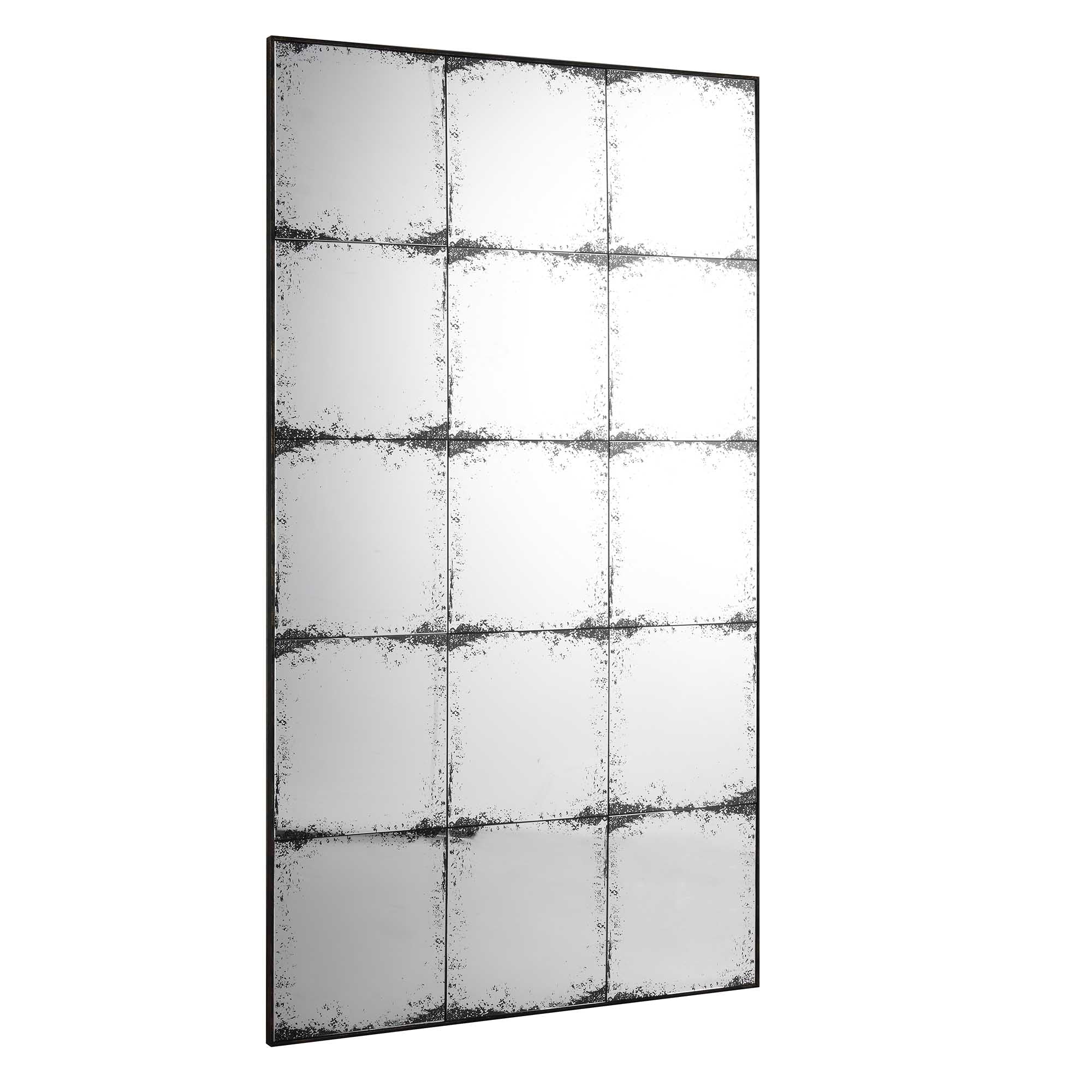 Bibury Antiqued Full Length Mirror Rectangular 180 x 100 cm