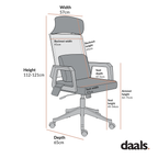 Beni Plus Mesh Swivel Office Chair with Massage Lumbar Cushion in Green