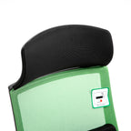 Beni Plus Mesh Swivel Office Chair with Massage Lumbar Cushion in Green