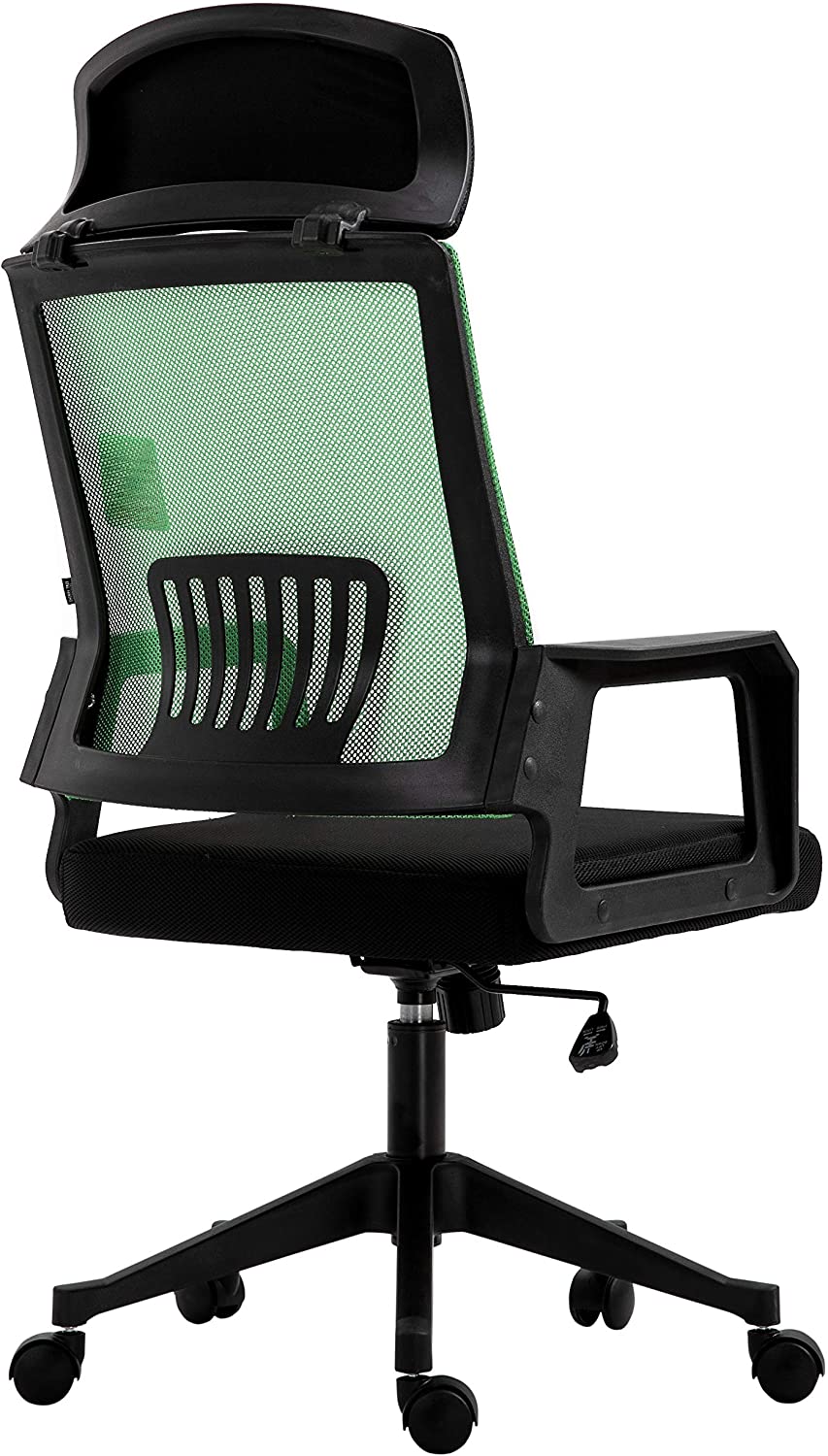 Beni Mesh Office Chair with Headrest in Green